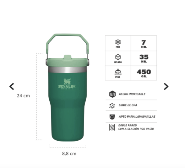 Botella Stanley Flip Straw 591 ml - Imagen 2